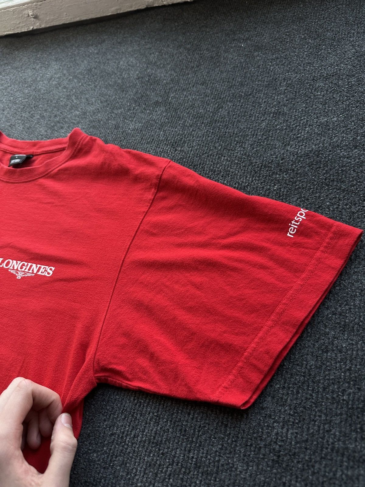 Longines LONGINES 🚨 LUXURY WATCH MEN TEE REITSPORT.CH LOGO Size US L / EU 52-54 / 3 - 10 Thumbnail