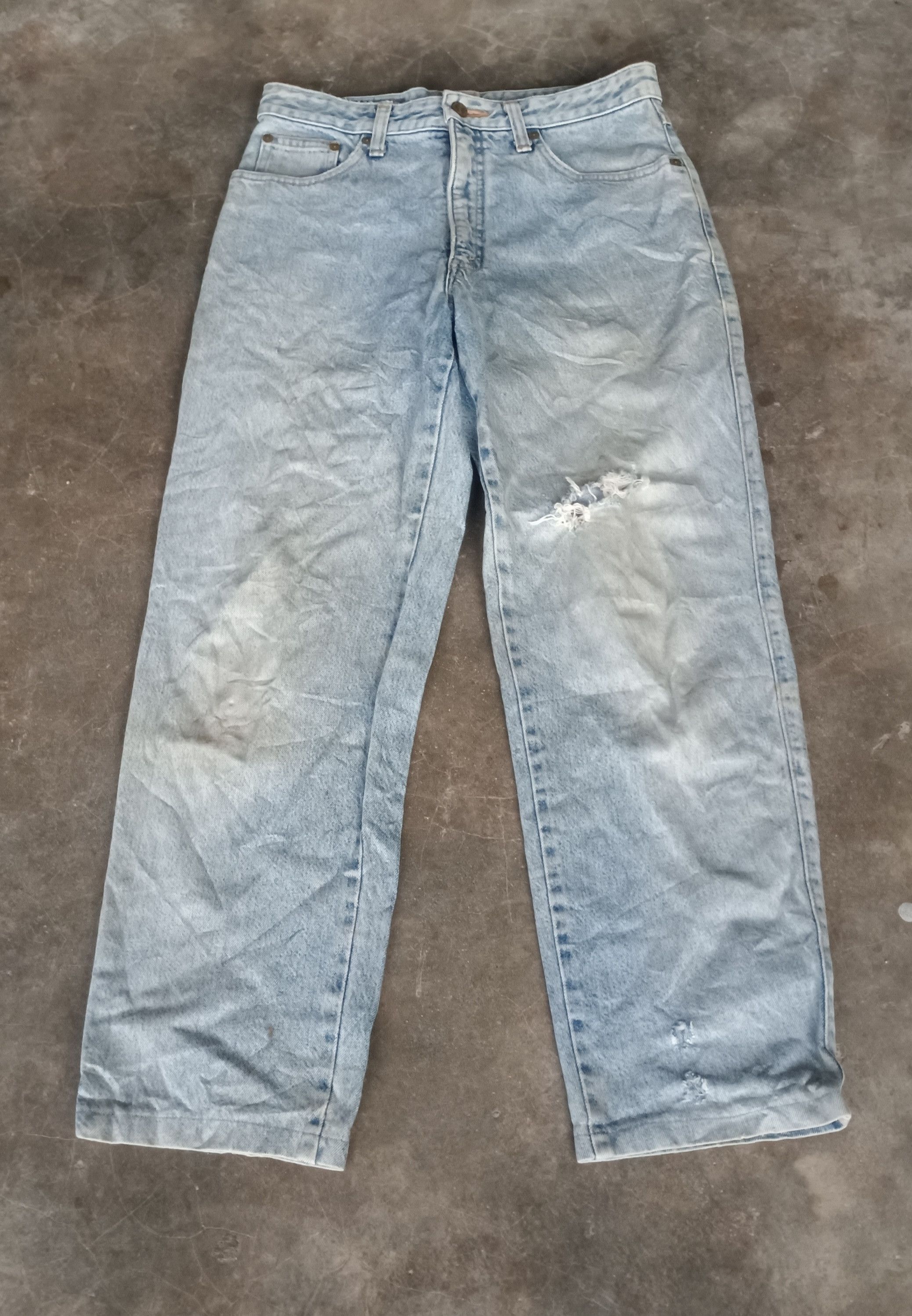 If Six Was Nine × Japanese Brand Vintage💥 Bobson Nouvelle Version Pro Distressed Denim Size US 30 / EU 46 - 2 Thumbnail