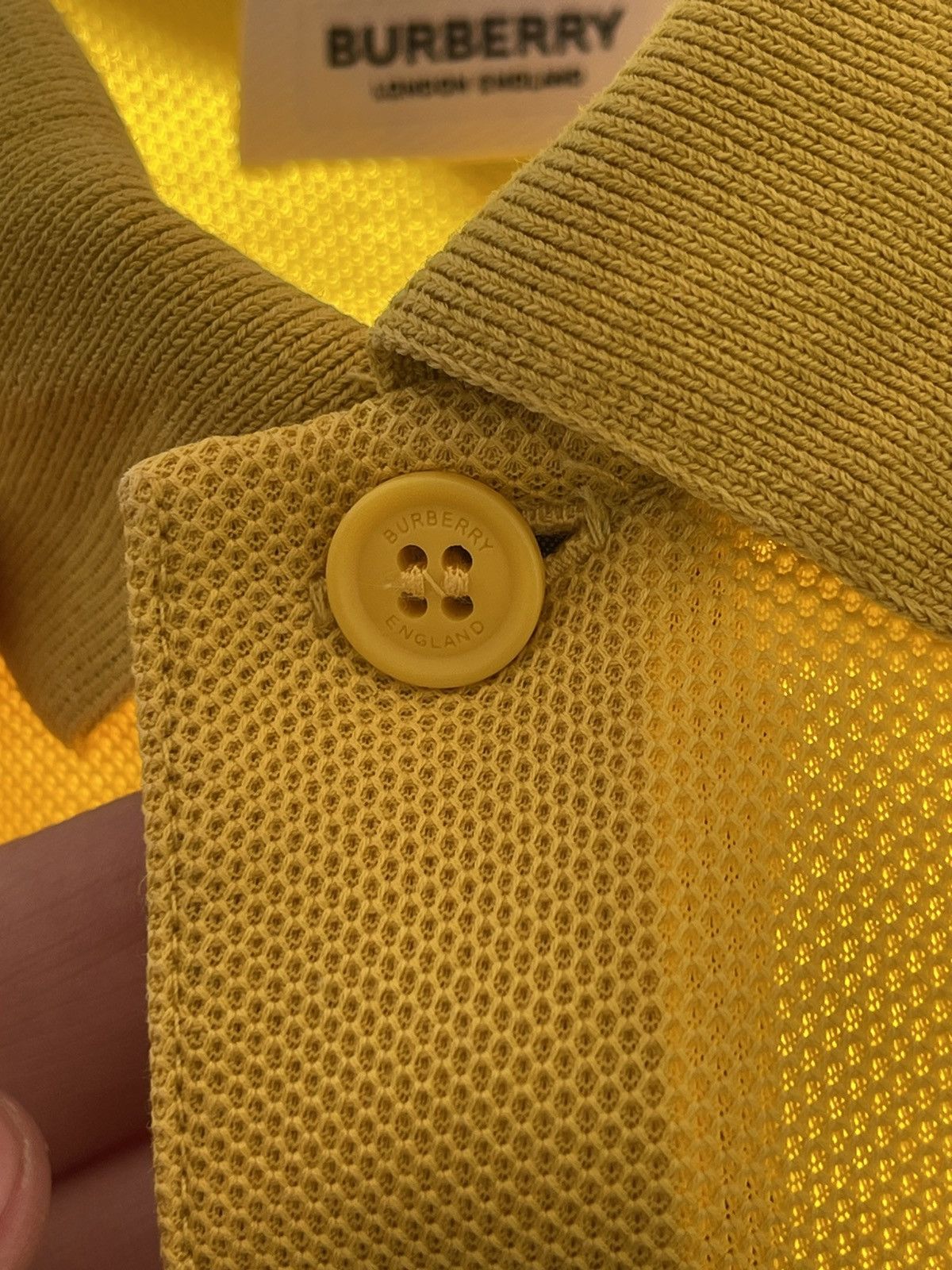Burberry Burberry Yellow Polo shirt new collection Size US S / EU 44-46 / 1 - 9 Thumbnail