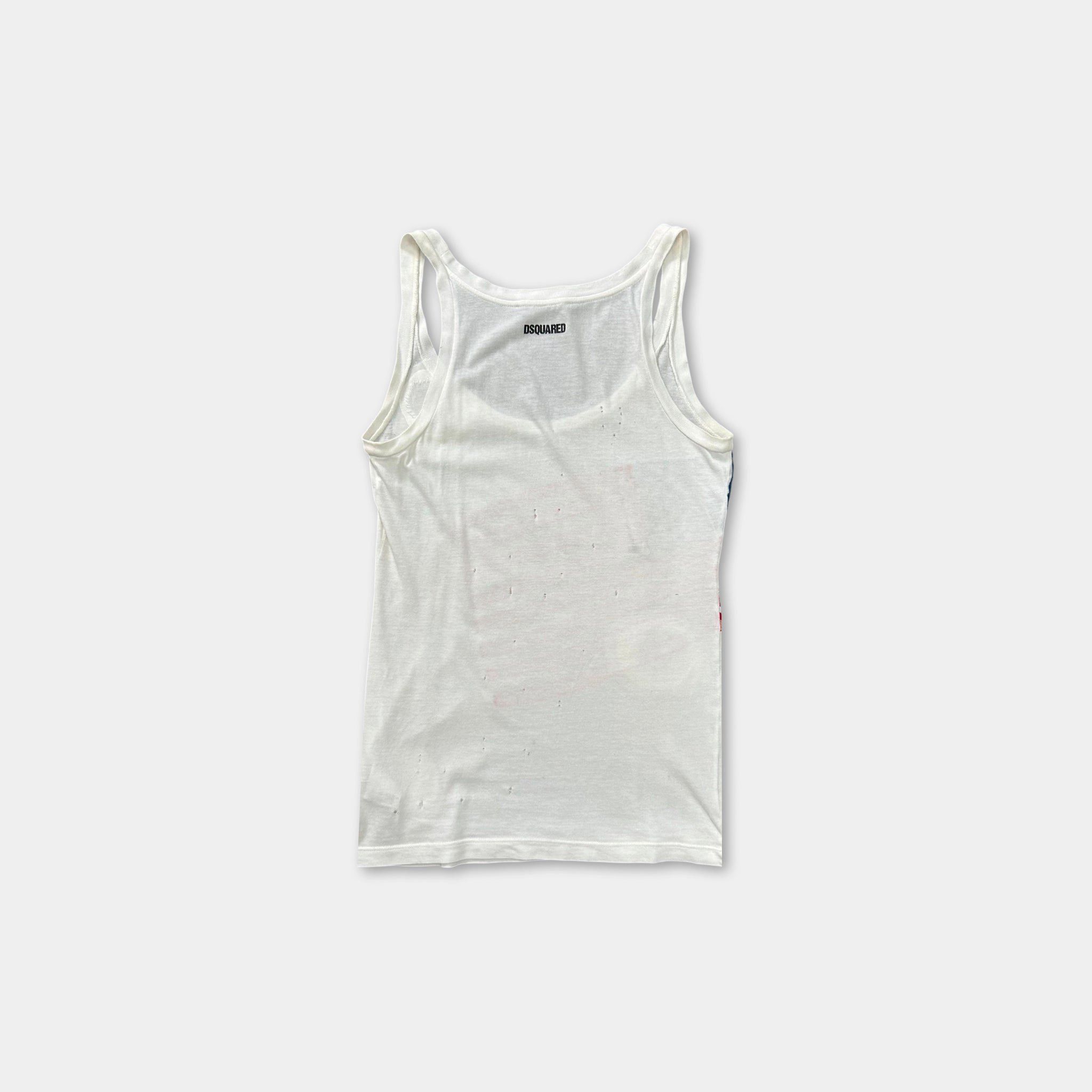 Dsquared2 Dsquared2 USA Flag Appliqué Tanktop Size US S / EU 44-46 / 1 - 4 Thumbnail