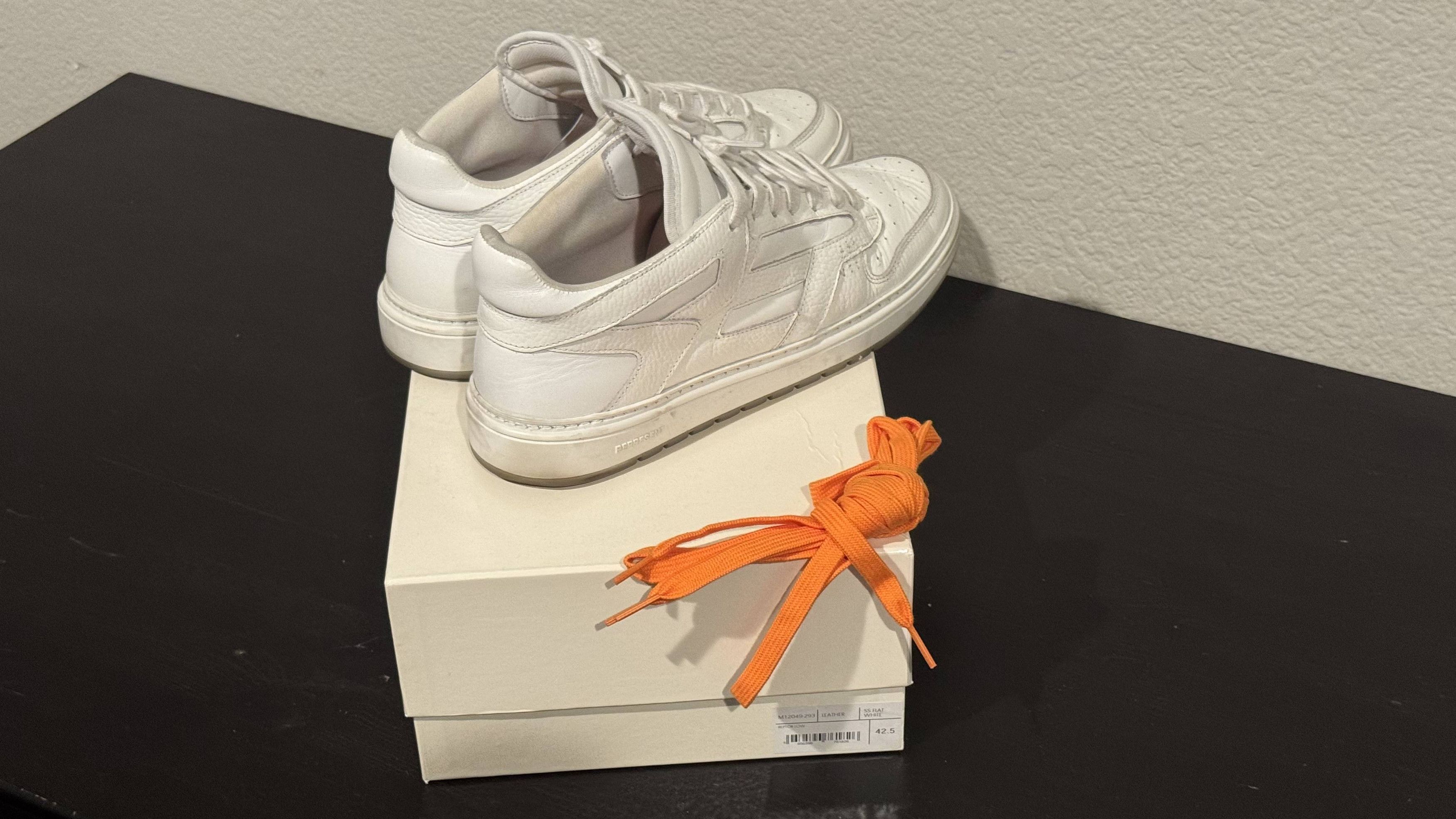 Represent Clo. Represent Reptor Low SS Flat White M12049-293 Size US 9.5 / EU 42-43 - 2 Thumbnail