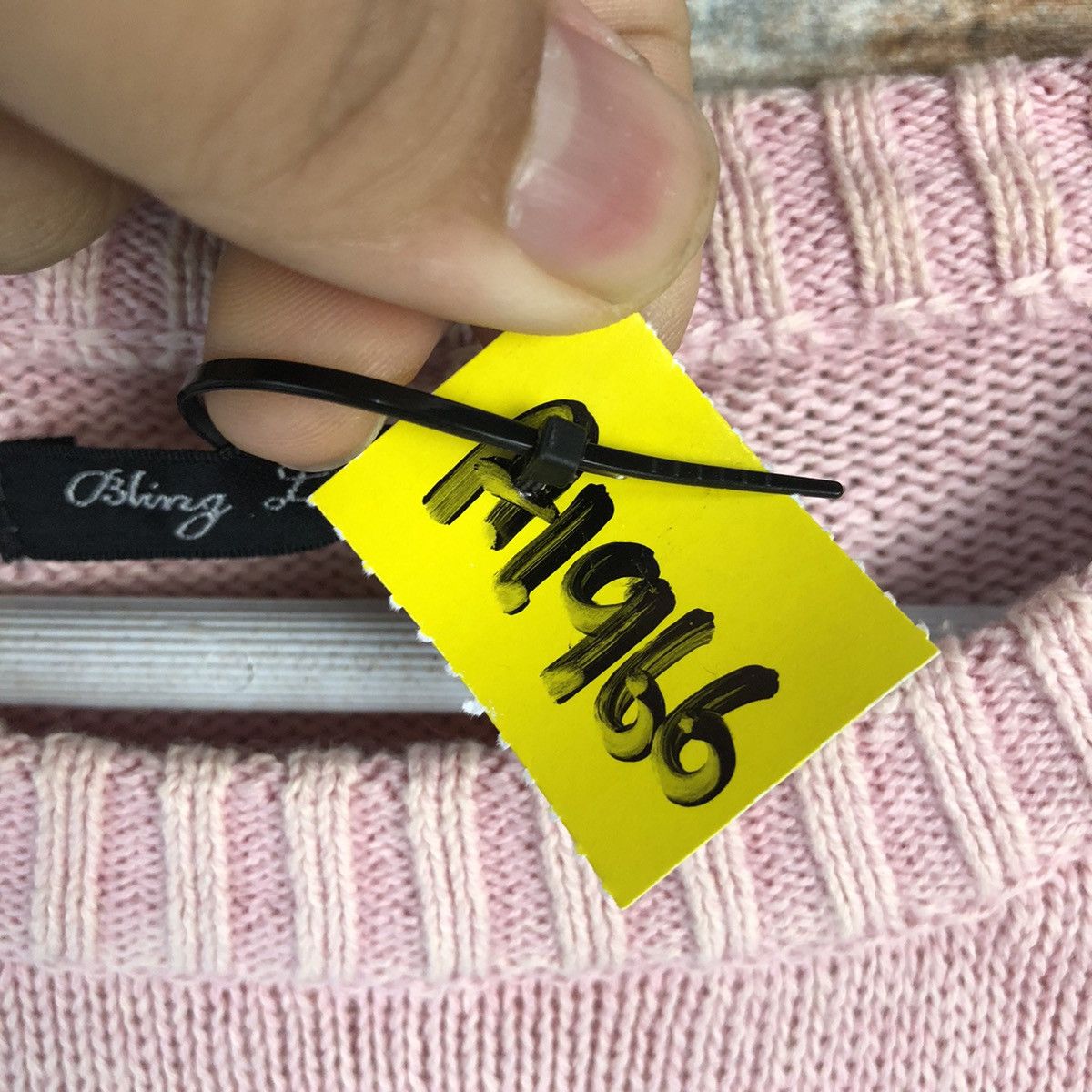 Homespun Knitwear × Japanese Brand Blins Bleads Pink Knitwear sweatshirt #A1966 Size US M / EU 48-50 / 2 - 10 Thumbnail