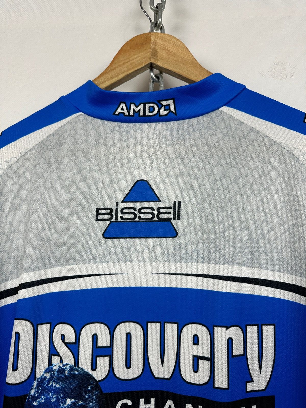 Nike 2005 Vintage Nike Discovery Channel AMD Cycling Jersey Size US XXL / EU 58 / 5 - 19 Thumbnail