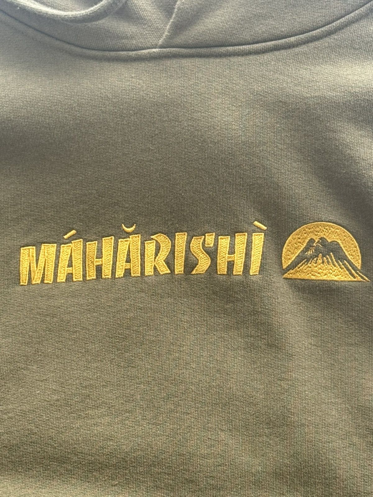 Maharishi Maharishi Gold Tailor Hooded Sweat Rare Embroidered Olive Size US M / EU 48-50 / 2 - 7 Thumbnail
