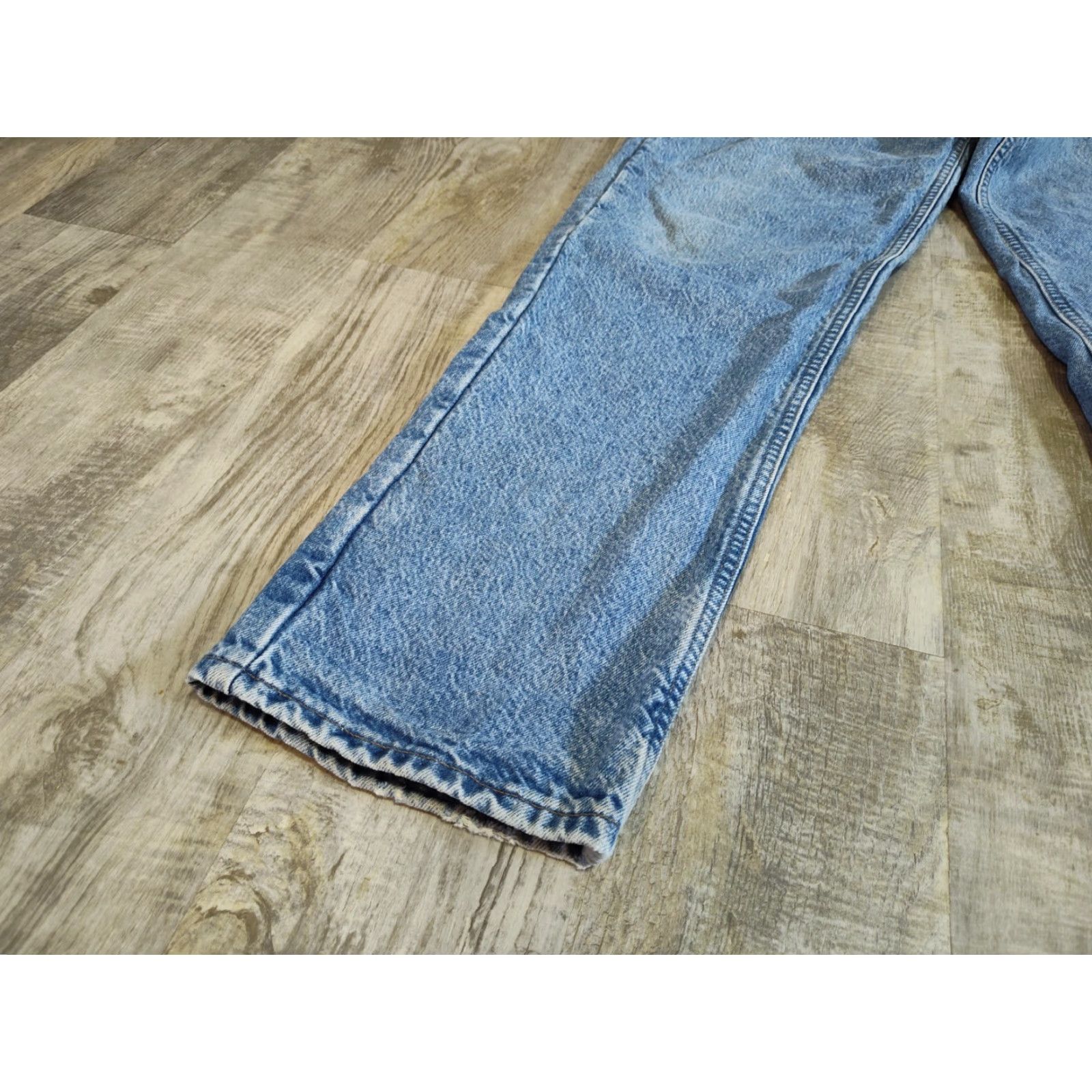 Carhartt VINTAGE Carhartt Jeans Mens 36x32 Flannel Lined Distressed Work Wear USA B21DST Size US 36 / EU 52 - 2 Thumbnail