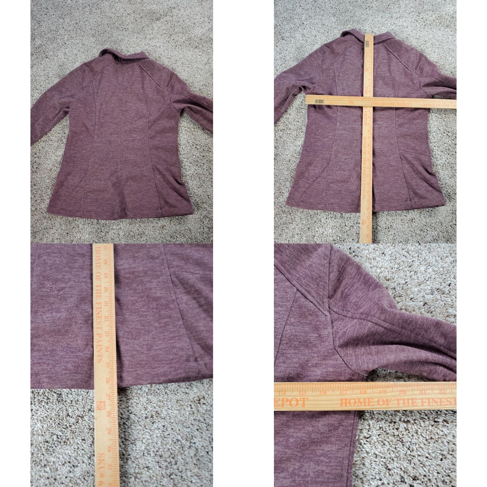 Prana prAna Marabelle Softshell Jacket Small Womens Purple Full Zip Pockets Size S / US 4 / IT 40 - 8 Thumbnail