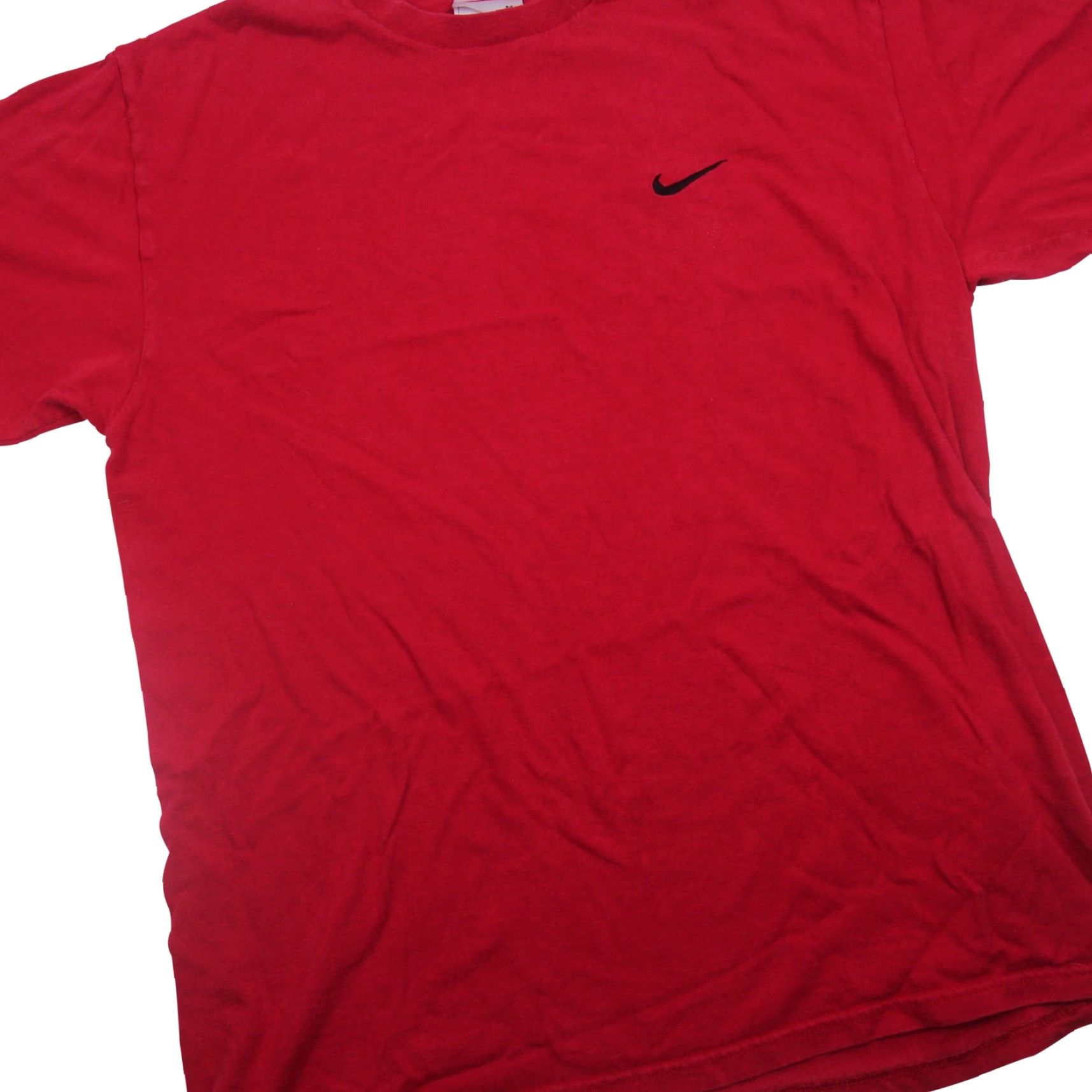 Nike VINTAGE Nike Men's T-Shirt Red M Classic Swoosh Shirt Mens Limited 90s Size US M / EU 48-50 / 2 - 3 Thumbnail