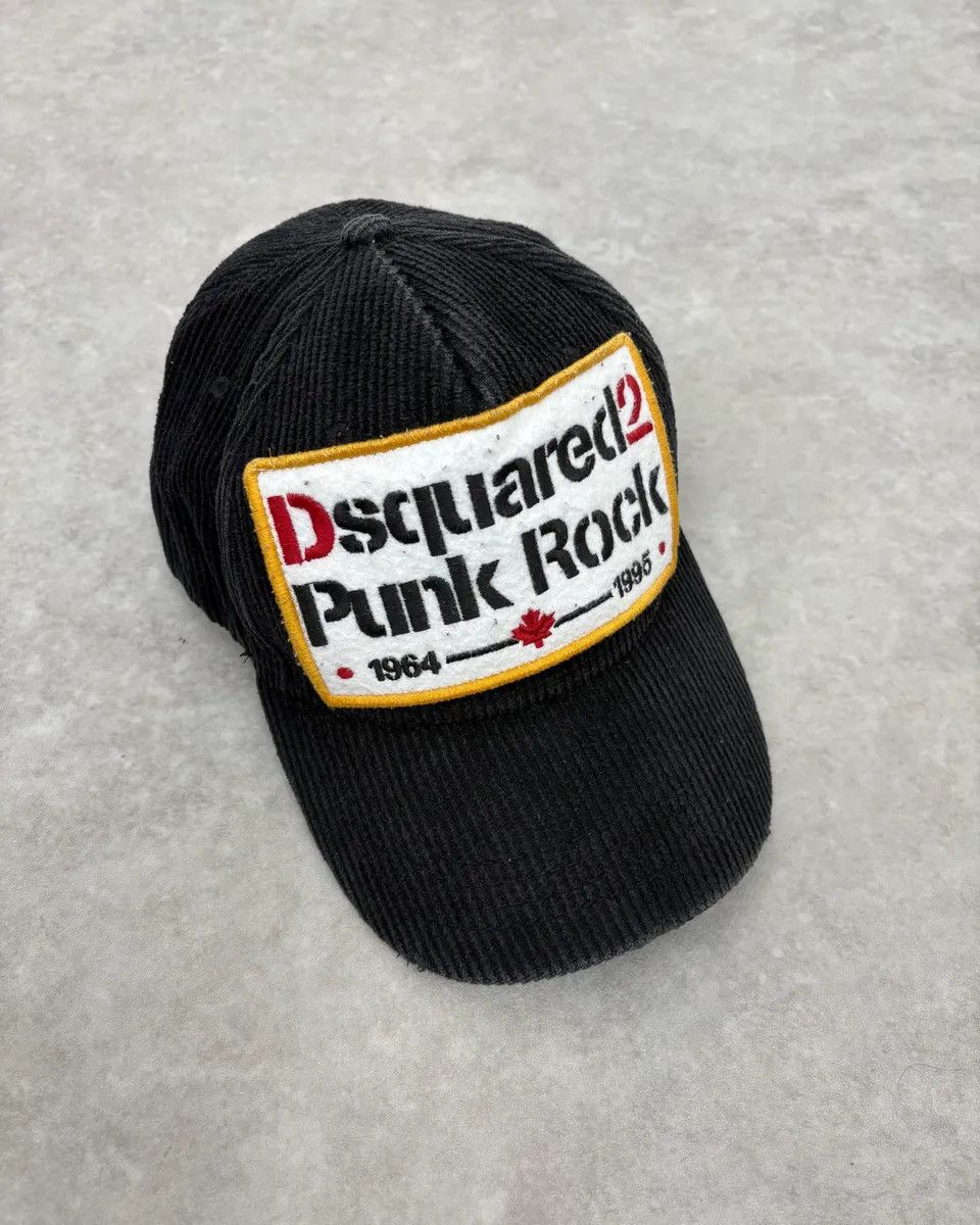 Dsquared2 Dsquared2 Punk Rock Brown Velvet Cap Size ONE SIZE - 1 Thumbnail