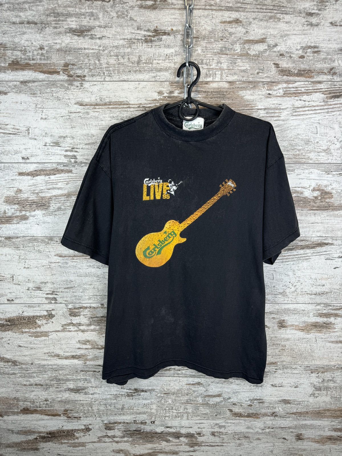 Vintage Mens Vintage Garlsberg T-shirt very rare tee Size US XL / EU 56 / 4 - 1 Thumbnail