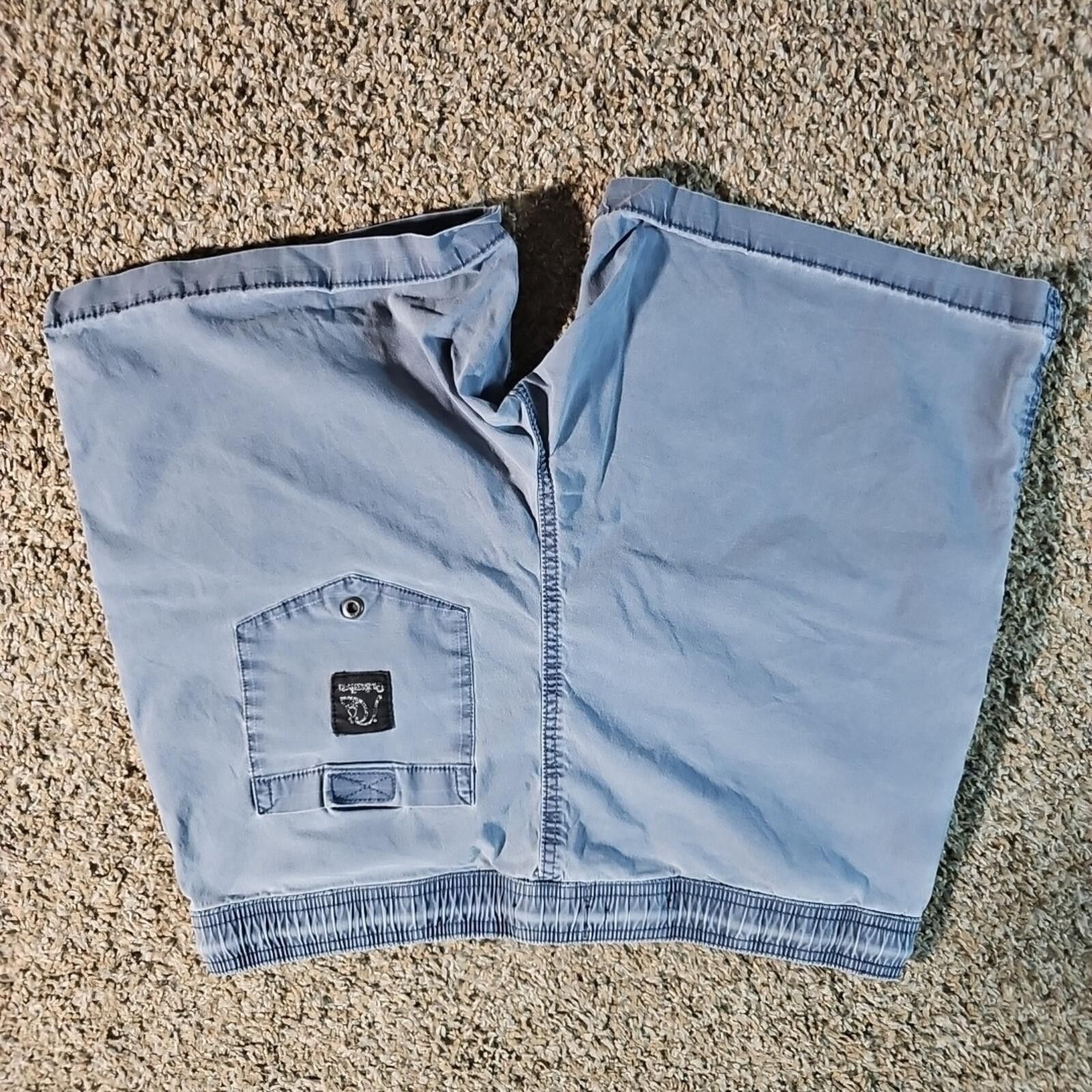 Quiksilver Quiksilver M Drawstring Blue Shorts Size US 32 / EU 48 - 6 Thumbnail