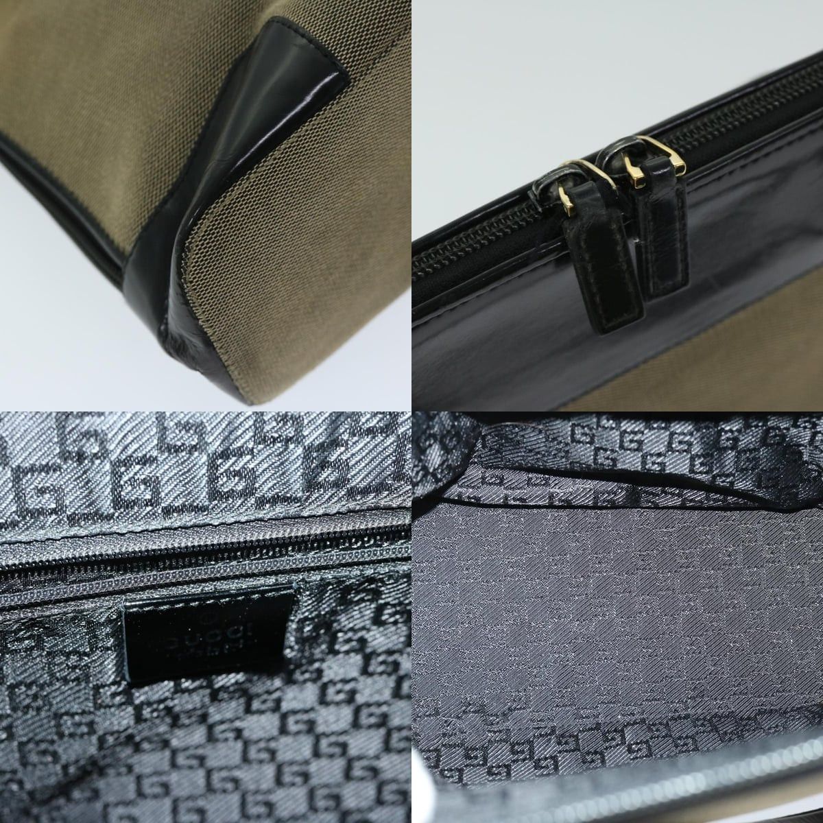 Gucci GUCCI Tote Bag Canvas Beige 002 1122 002 1122 Size ONE SIZE - 11 Thumbnail