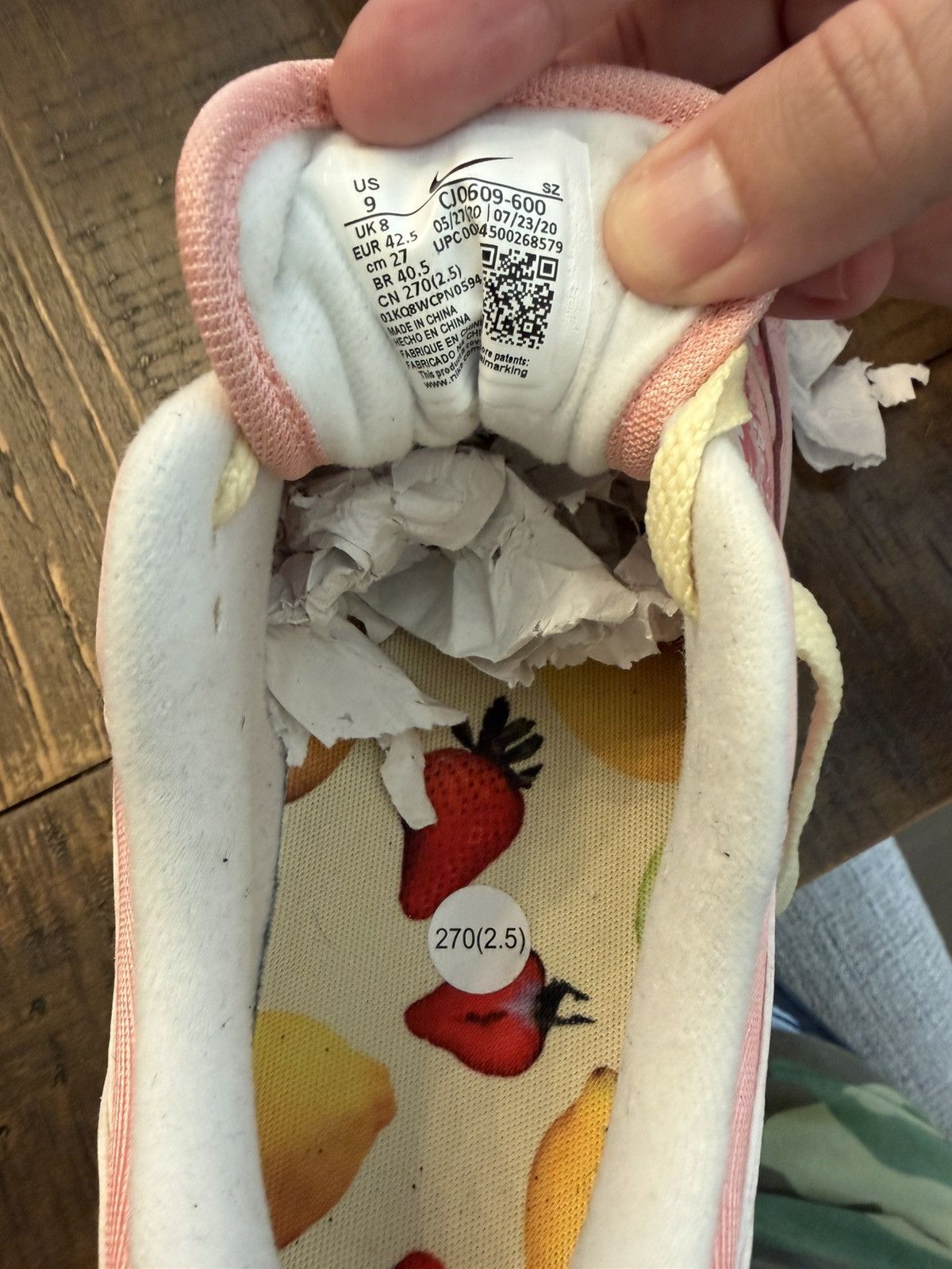 Nike Nike Air Max 1 Strawberry Lemonade Size 9 Size US 9 / EU 42 - 4 Thumbnail