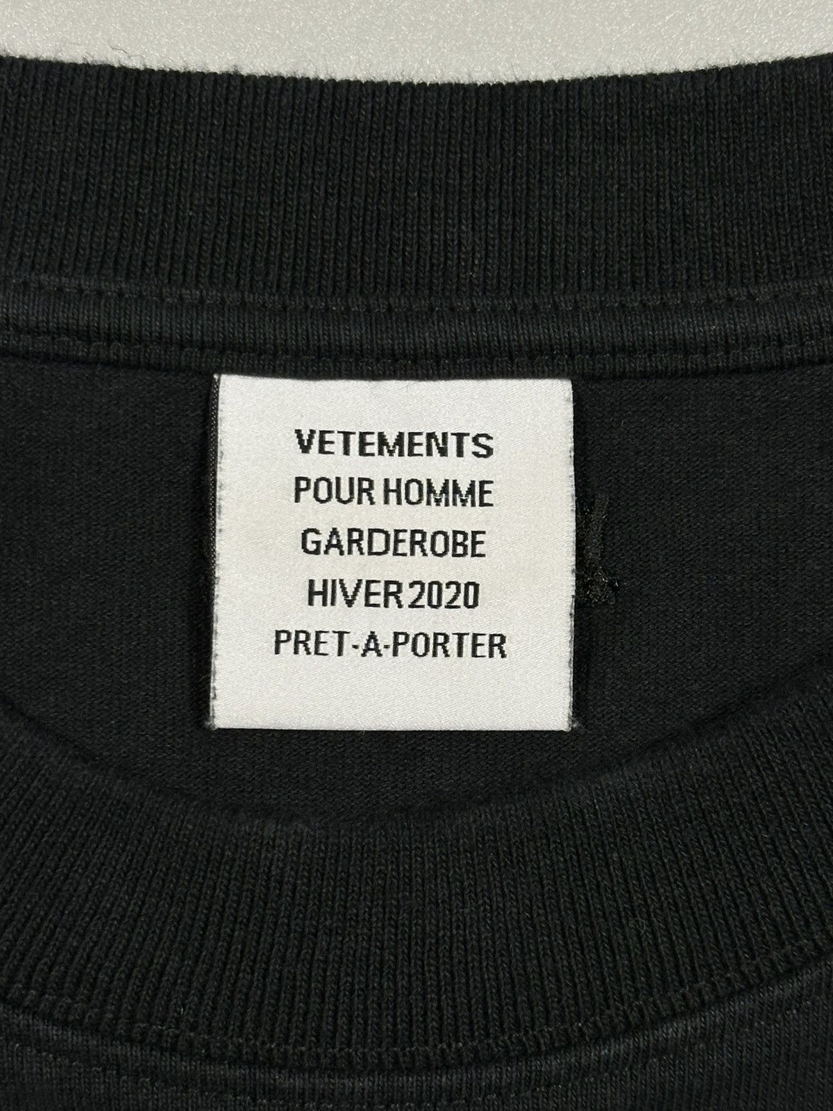 Vetements Vetements 'The President' Oversized T-Shirt Black Size US XL / EU 56 / 4 - 7 Thumbnail