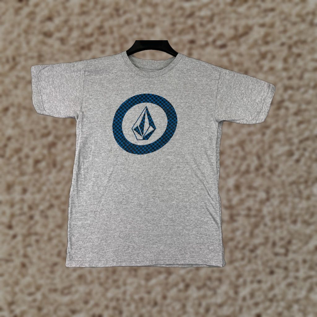 Volcom VINTAGE Volcom Shirt Mens Small Gray Graphic Check Logo Skate Beach Size US S / EU 44-46 / 1 - 1 Thumbnail