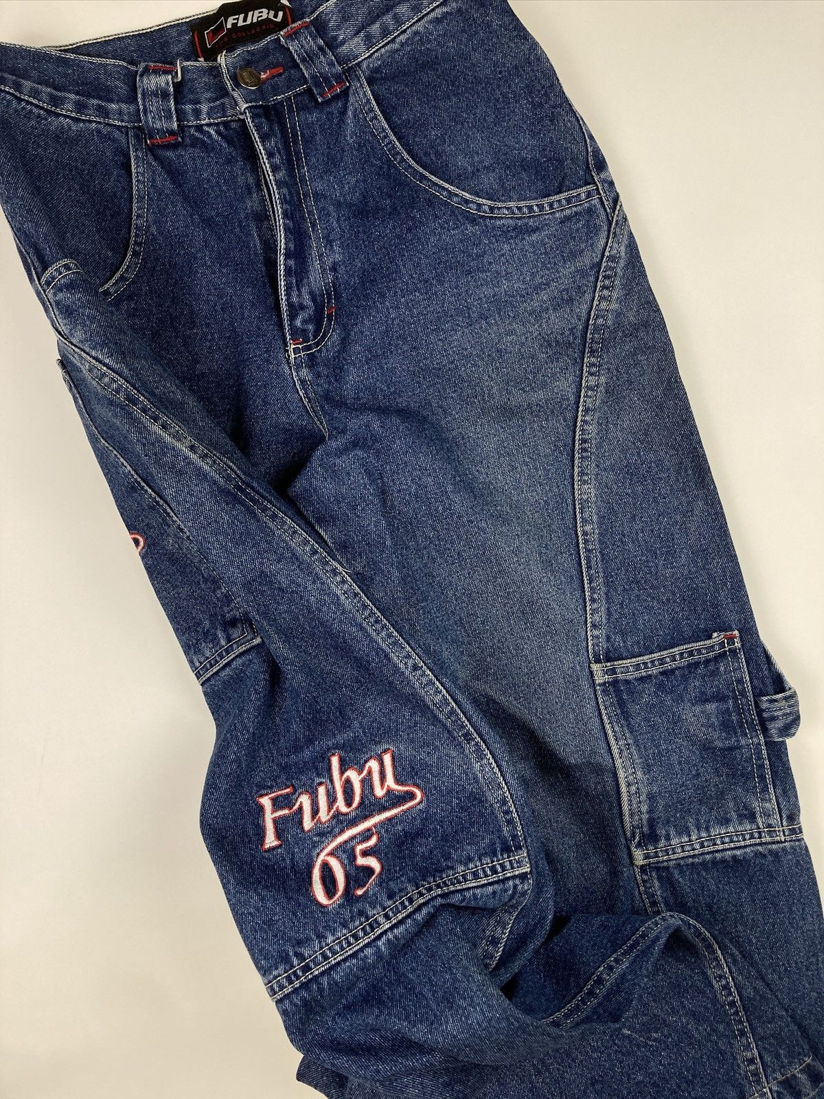 Fubu × JNCO × Vintage Y2k Vintage Fubu carpenter baggy jeans Size US 28 / EU 44 - 7 Thumbnail