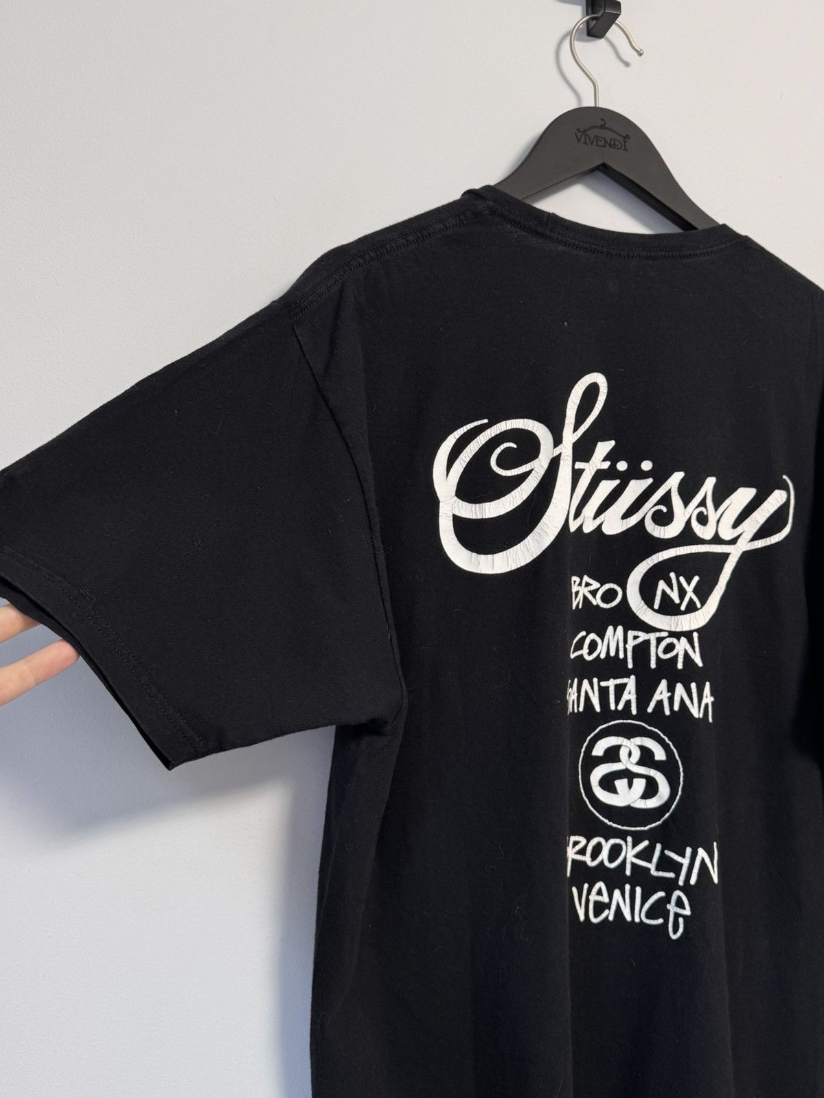 Stussy × Vintage Stussy Vintage T-Shirt big logo Y2K style Size US L / EU 52-54 / 3 - 10 Thumbnail