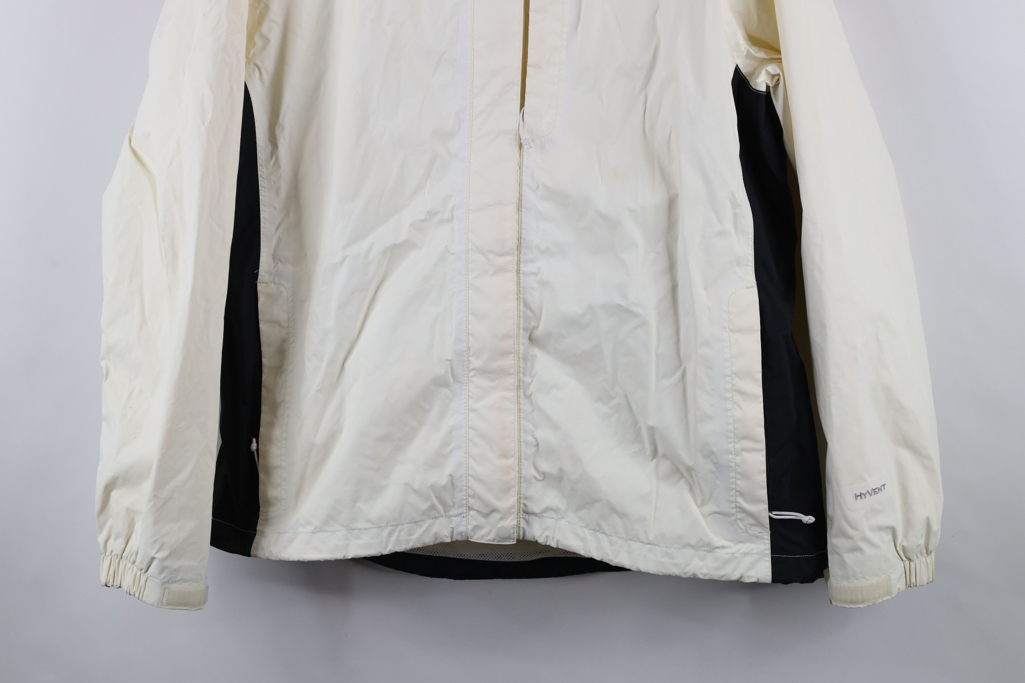 The North Face × Vintage The North Face ABUK Stinson Hyvent Hooded Rain Jacket White Size XL / US 12-14 / IT 48-50 - 3 Thumbnail