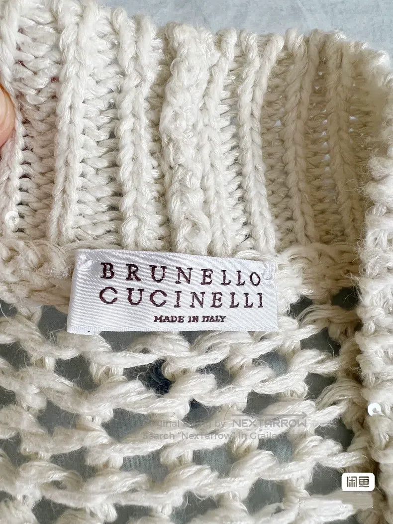 Brunello Cucinelli Brunello Cucinelli Sequined Knit Sweater Size XS / US 0-2 / IT 36-38 - 3 Thumbnail