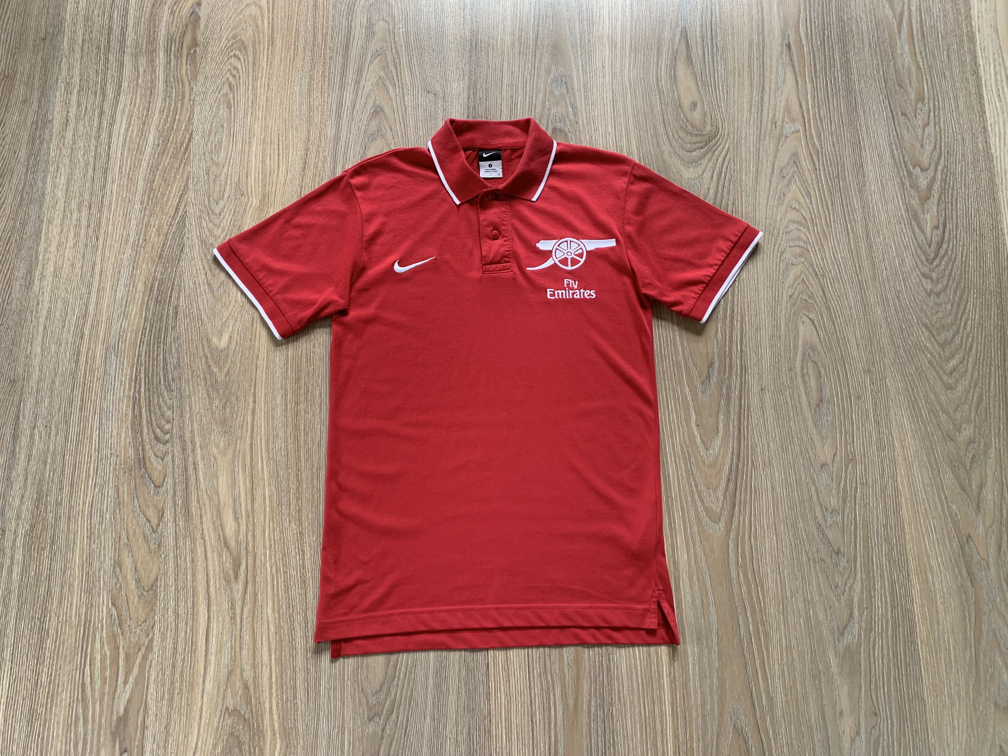 Nike × Vintage Nike Vintage Cotton Liverpool Soccer Polo Size US S / EU 44-46 / 1 - 9 Thumbnail