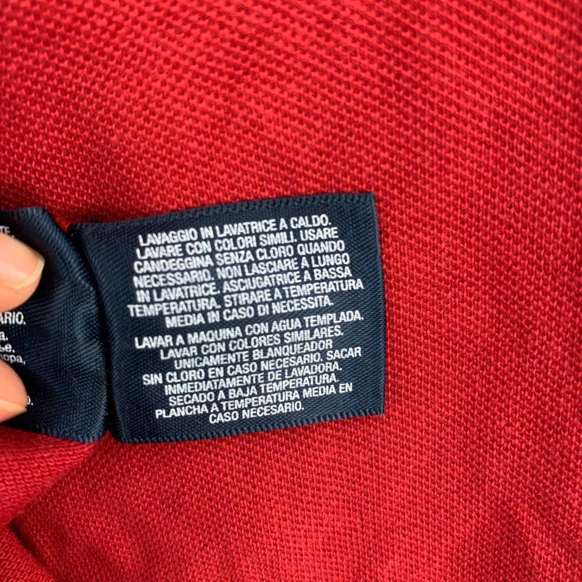 Polo Ralph Lauren Vintage POLO RALPH LAUREN Small Pony Red Tee Shirt Top Size S / US 4 / IT 40 - 10 Thumbnail