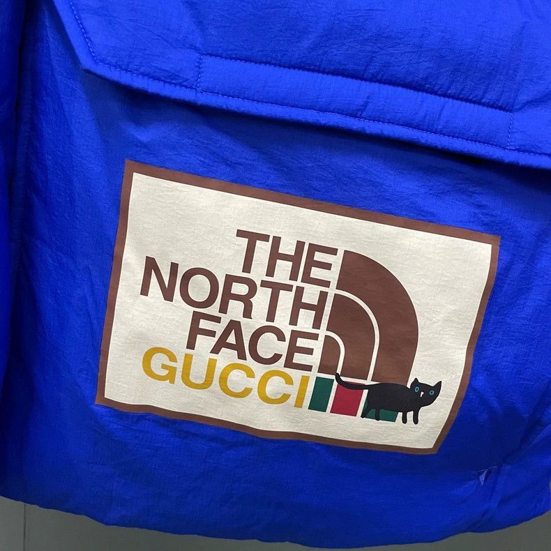 Gucci Gucci North Face Blue Puffer Jacket XXL-2506 Size US XXL / EU 58 / 5 - 3 Thumbnail