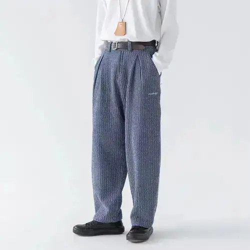 Japanese Brand 20AW Indigo Union Japan Blue Denim Sashiko Carrot Pants Size US 32 / EU 48 - 3 Thumbnail