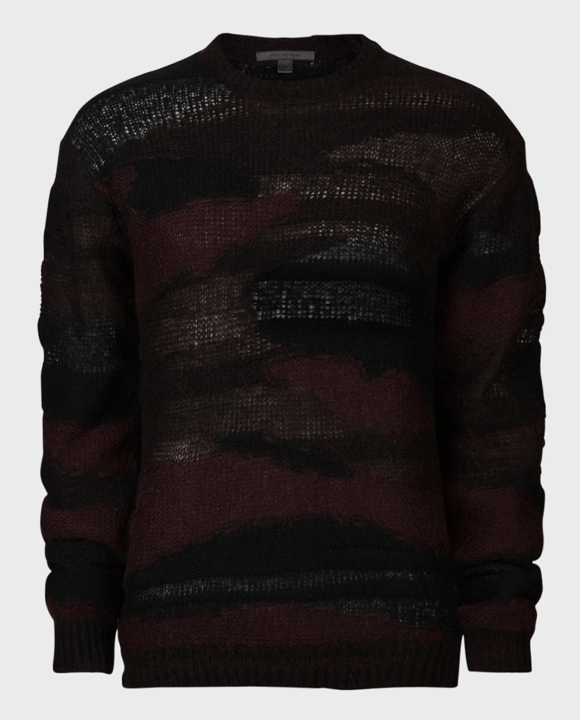 John Varvatos John Varvatos Men's Stanly Bicolor Open-Knit Sweater Size US XXL / EU 58 / 5 - 1 Thumbnail