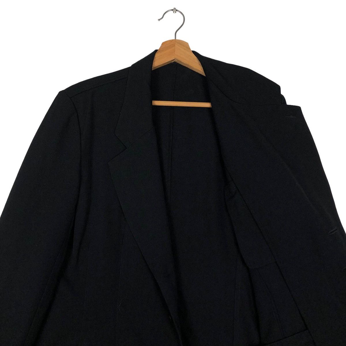 Yohji Yamamoto 🔥Rich Black Bondage Design Asymmetrical Design Cut AT Japan Size US M / EU 48-50 / 2 - 10 Thumbnail