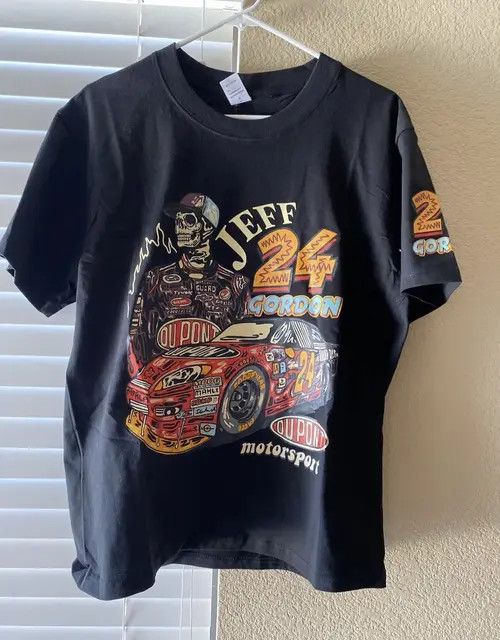 Japanese Brand Vintage Skull Print T-Shirt Retro Hip Hop y2k Size US L / EU 52-54 / 3 - 1 Thumbnail