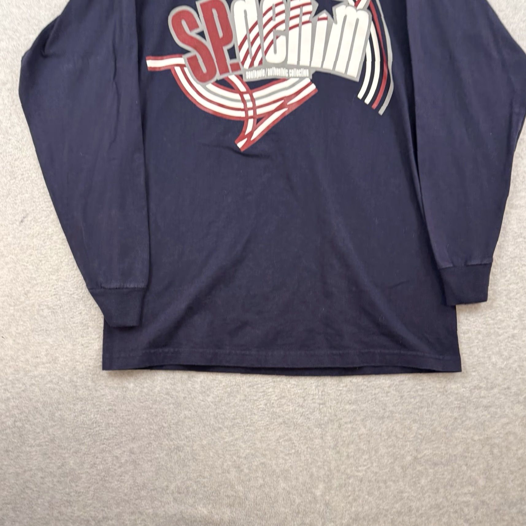 Southpole VINTAGE Southpole Longsleeve Shirt Men M Blue USA FLAG Logo Hip Hop Y2K 2000s Patriotic Urban Mens Size US M / EU 48-50 / 2 - 2 Thumbnail