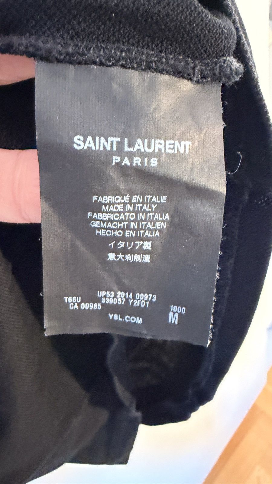 Saint Laurent Paris Saint Laurent collarless polo Size US M / EU 48-50 / 2 - 5 Thumbnail