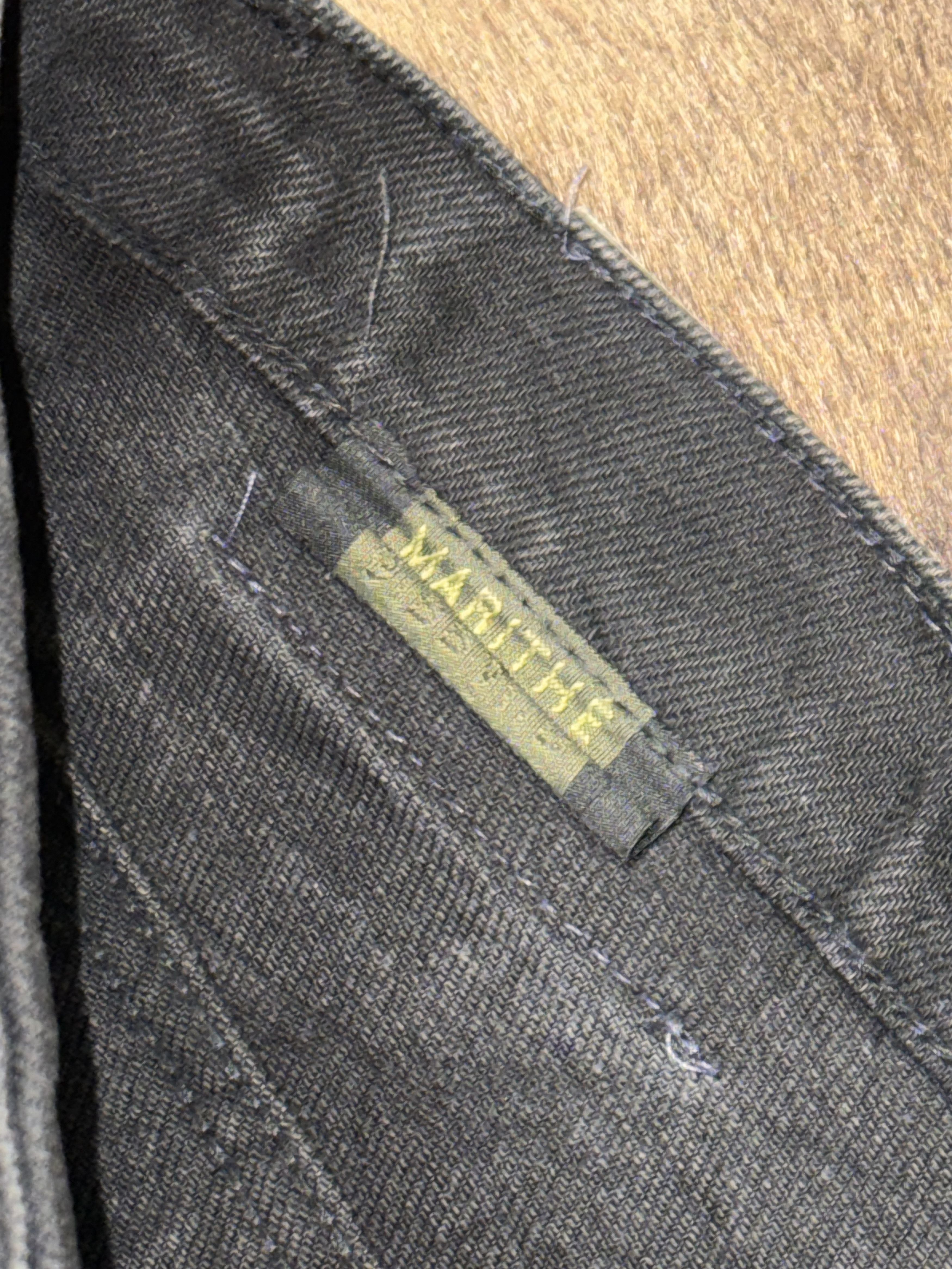 Marithe + Francois Girbaud black baggy jeans - 36