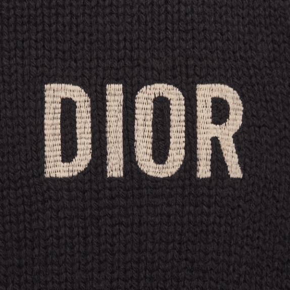Dior o1w1db10525 144S76 Sweater in Black Size L / US 10 / IT 46 - 3 Thumbnail