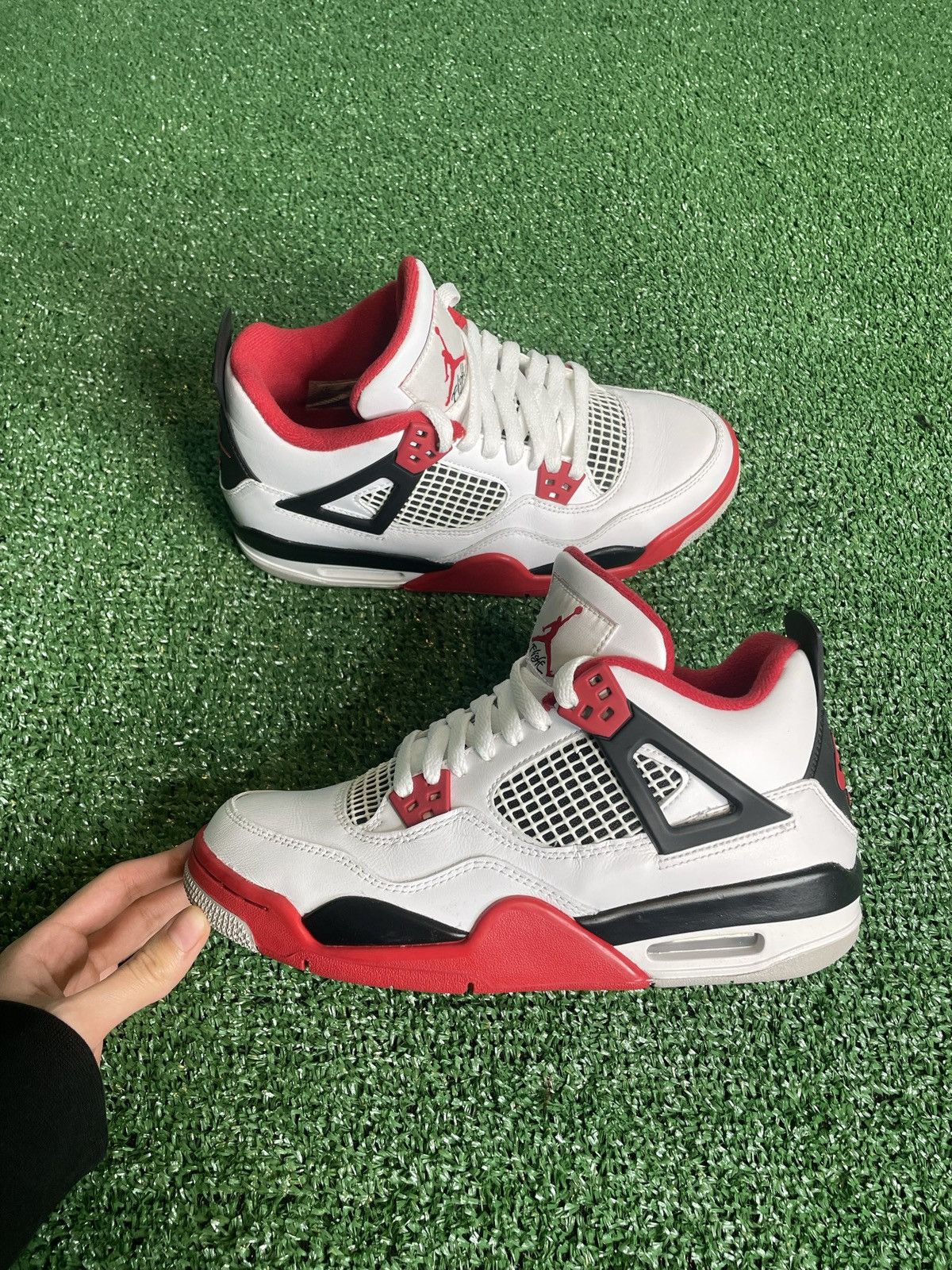 Jordan Brand Air Jordan 4 “Fire Red” Size US 8 / IT 38 - 1 Thumbnail