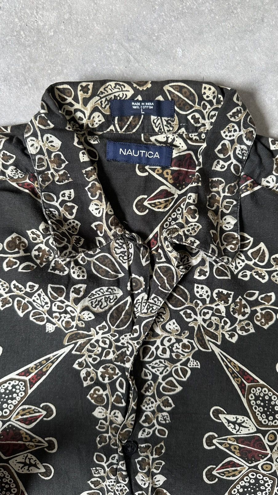 Other VINTAGE NAUTICA PATTERN SHIRT Size US L / EU 52-54 / 3 - 5 Thumbnail