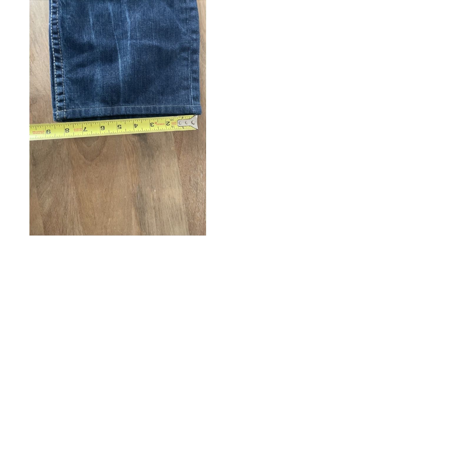 Express VINTAGE Express Jeans 36x26 Slim Straight 90s Rocco Low Rise Denim Blue Mens Size US 36 / EU 52 - 9 Thumbnail