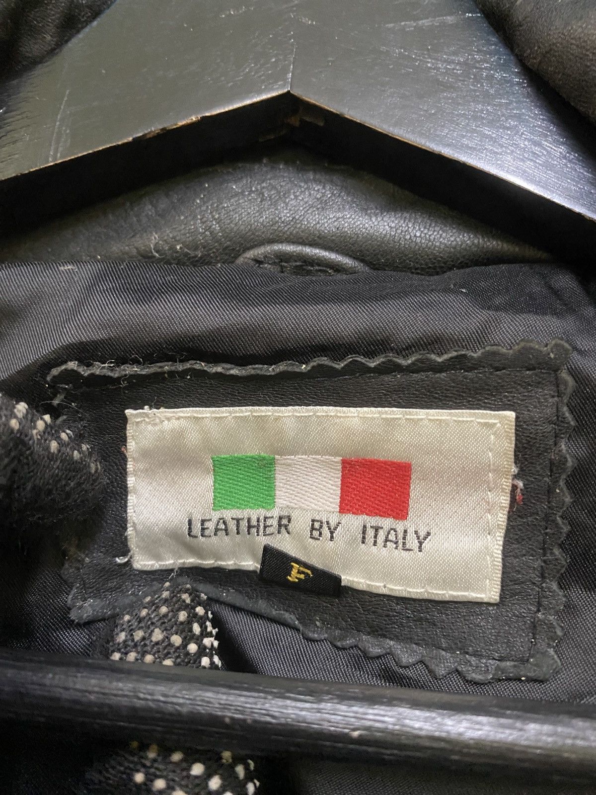 Other Vintage Italian Leather Double-Breasted Black Trench Coat Size US M / EU 48-50 / 2 - 6 Thumbnail