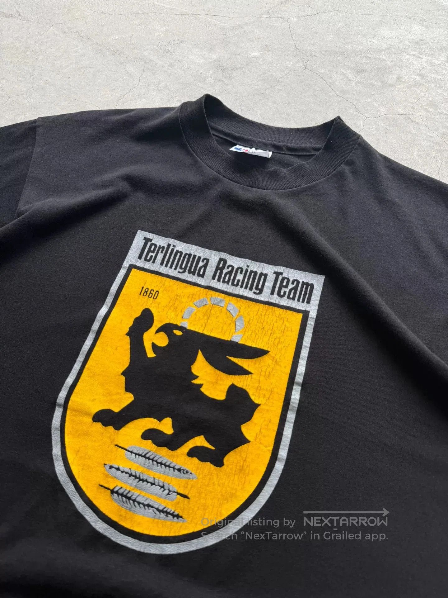 Vintage Vintage 80s Terlingua Racing Rabbit Logo Tee. Size US L / EU 52-54 / 3 - 2 Thumbnail