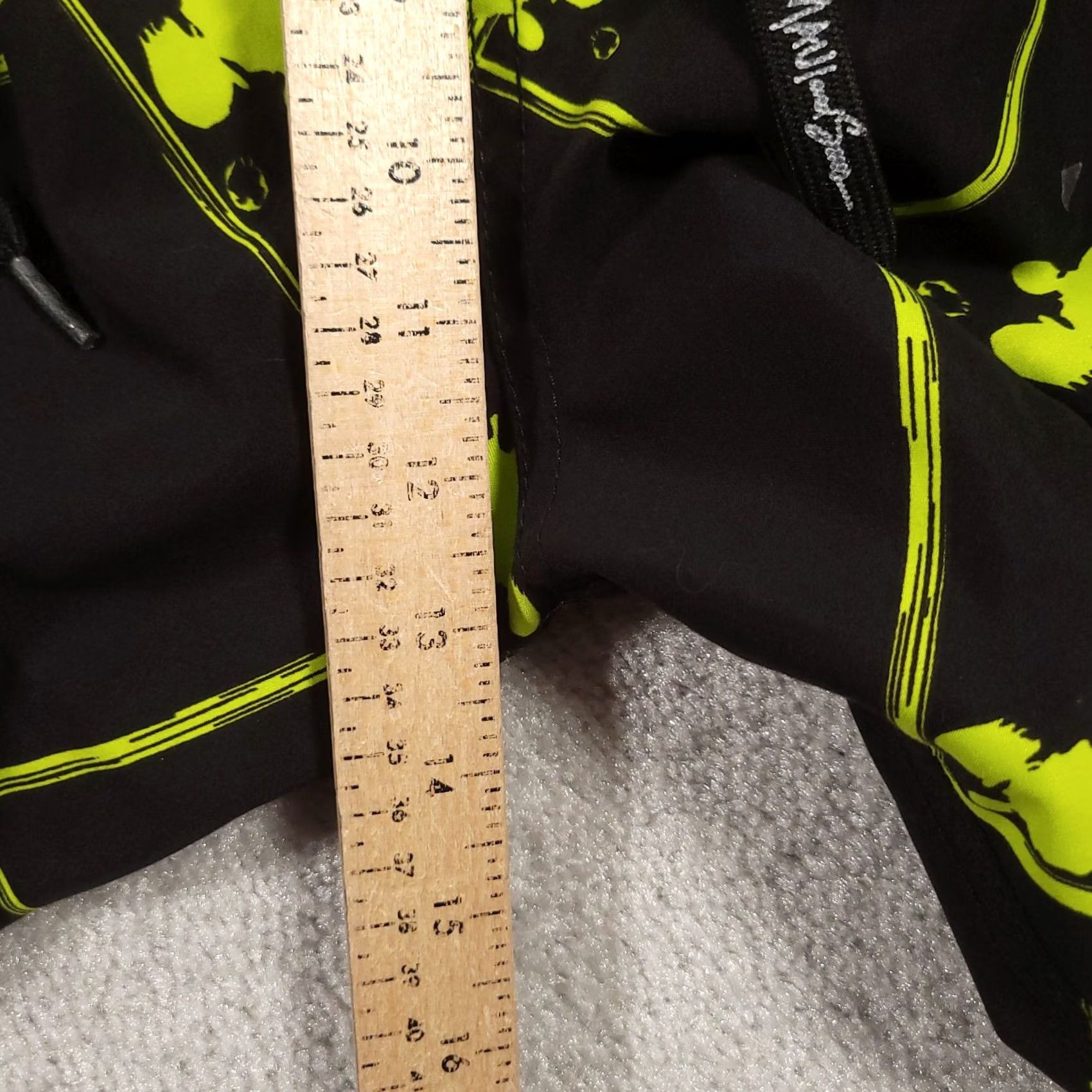 Swims Maui and Sons Board Shorts Size 28 Swim Beach Black Green Mens Bottom Shorts Quick Dry Lightweight Polyester Size US 28 / EU 44 - 6 Thumbnail