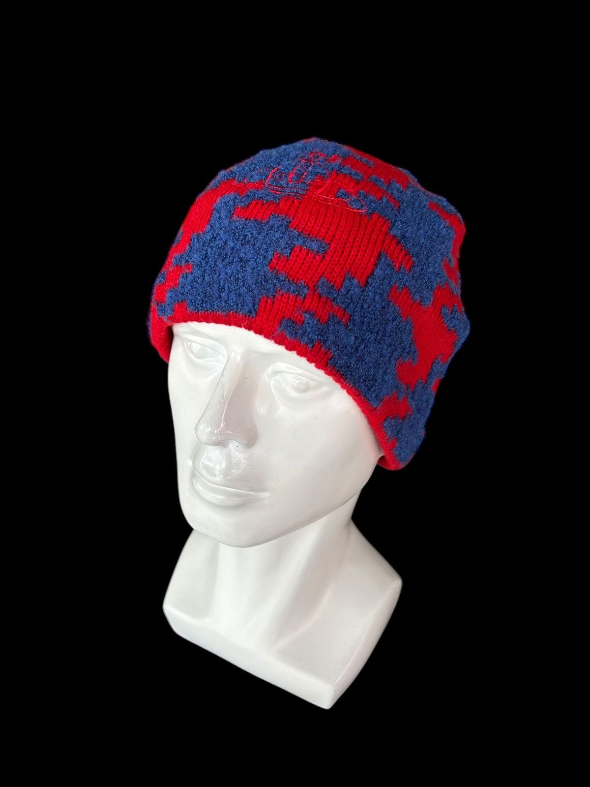 Vivienne Westwood Vivienne Westwood Orb Logo Knitted Rare Design Beanie Hats Size ONE SIZE - 6 Thumbnail