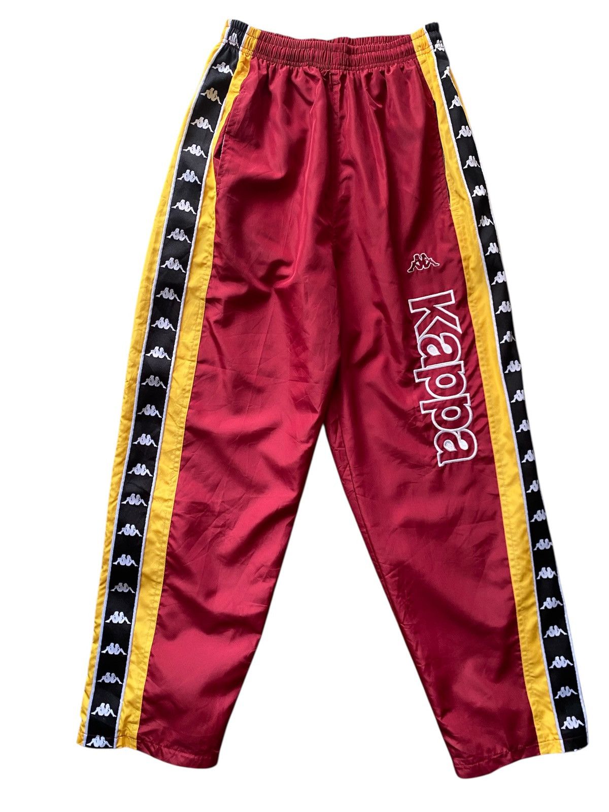 Kappa Vintage 90s Kappa Side Tape M/L Windbreaker Pants Size US 33 - 1 Thumbnail