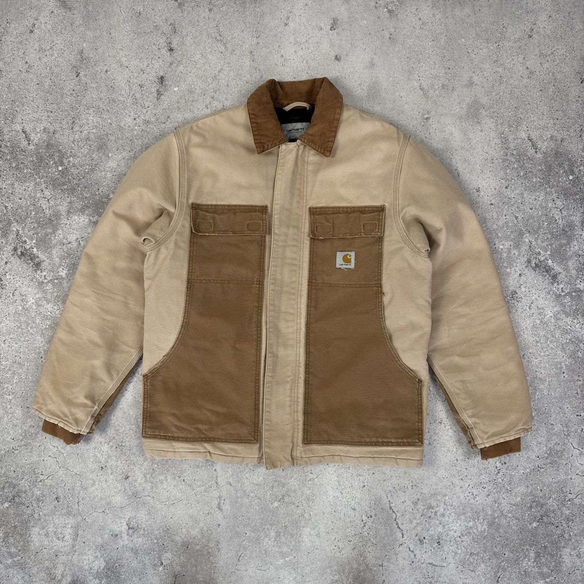 Carhartt × Vintage Carhartt WIP OG Arctic Coat Distressed Detroit Jacket Size US M / EU 48-50 / 2 - 1 Thumbnail