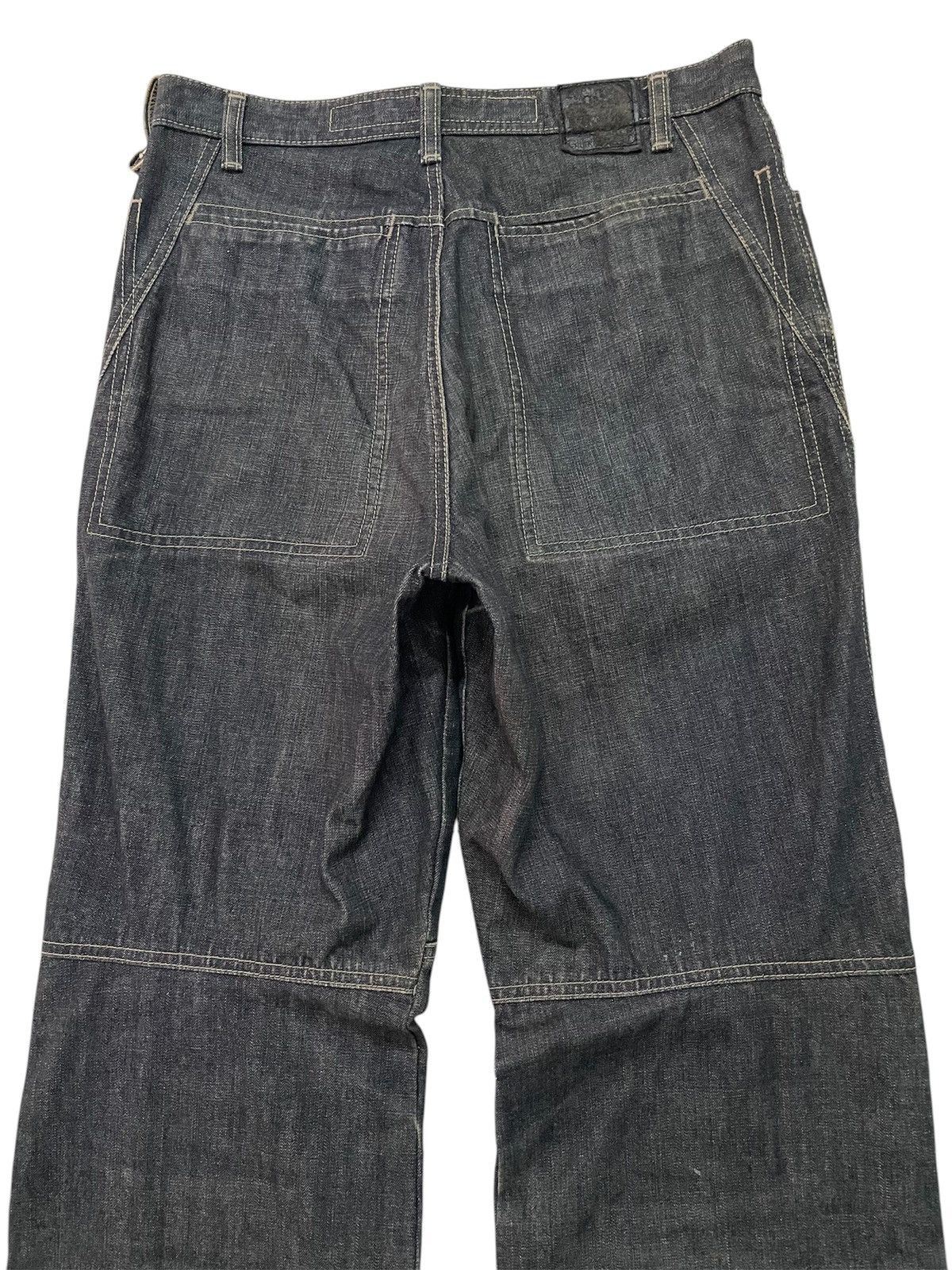 Designer × Marithe + Francois Girbaud Iconic 🔥 Marithe Francois Girbaud Side Tape Denim Pants Size US 30 / EU 46 - 6 Thumbnail