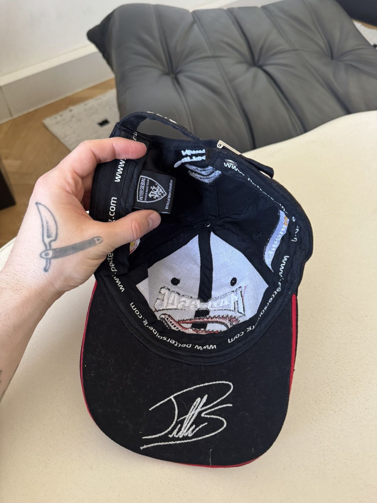 Vintage Rare Vintage Peter Sollberg Rally Team Mad Croc racing cap Size ONE SIZE - 6 Thumbnail