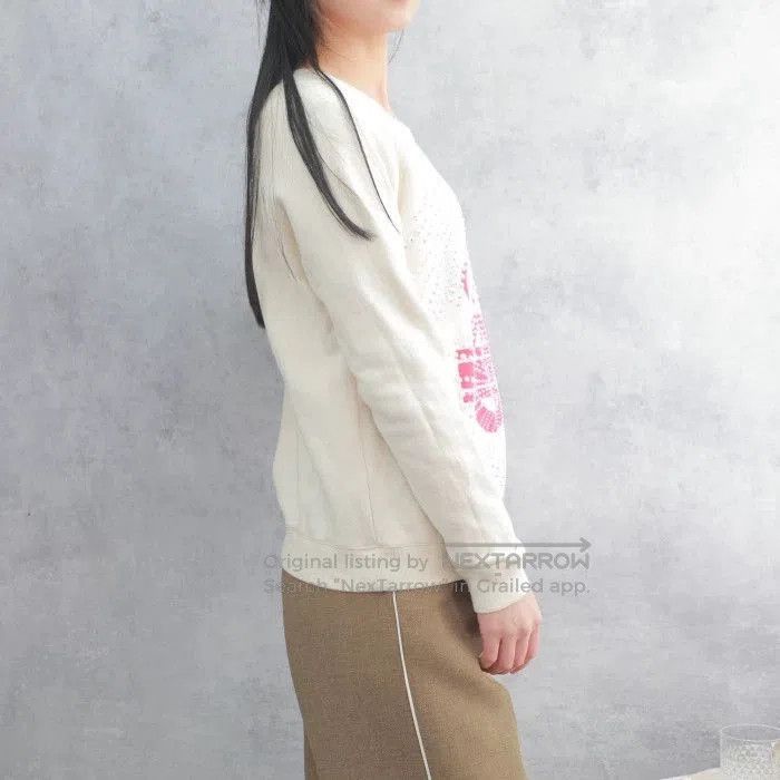 Gucci Gucci White Red Logo Rhinestone Sweatshirt. Size S / US 4 / IT 40 - 2 Thumbnail