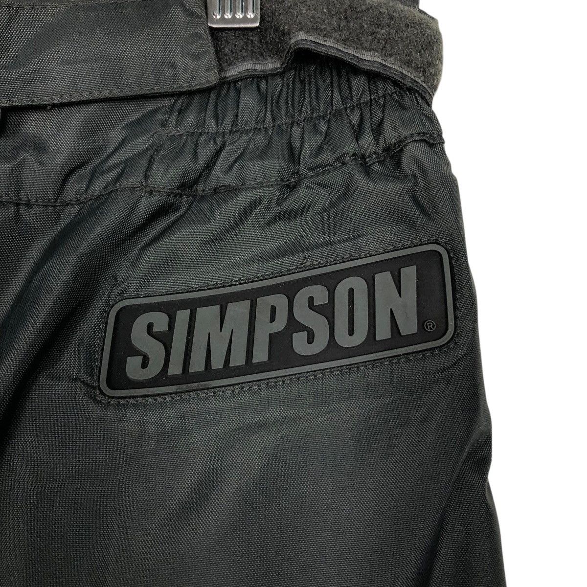Japanese Brand Vintage Simpson Grey Nylon Moto Riding Pants Big Logo Size US 30 / EU 46 - 15 Thumbnail