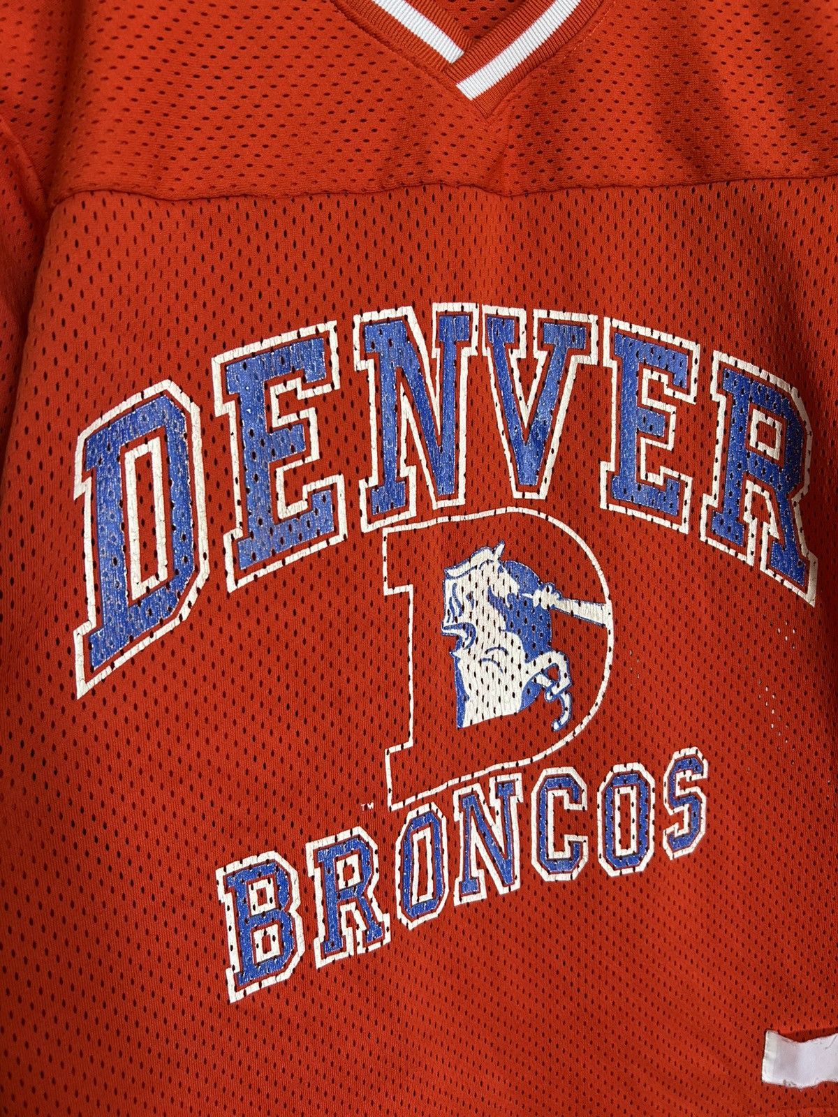 Logo 7 80s 90s Denver Broncos Logo 7 Mesh jersey shirt Vintage Size US M / EU 48-50 / 2 - 5 Thumbnail