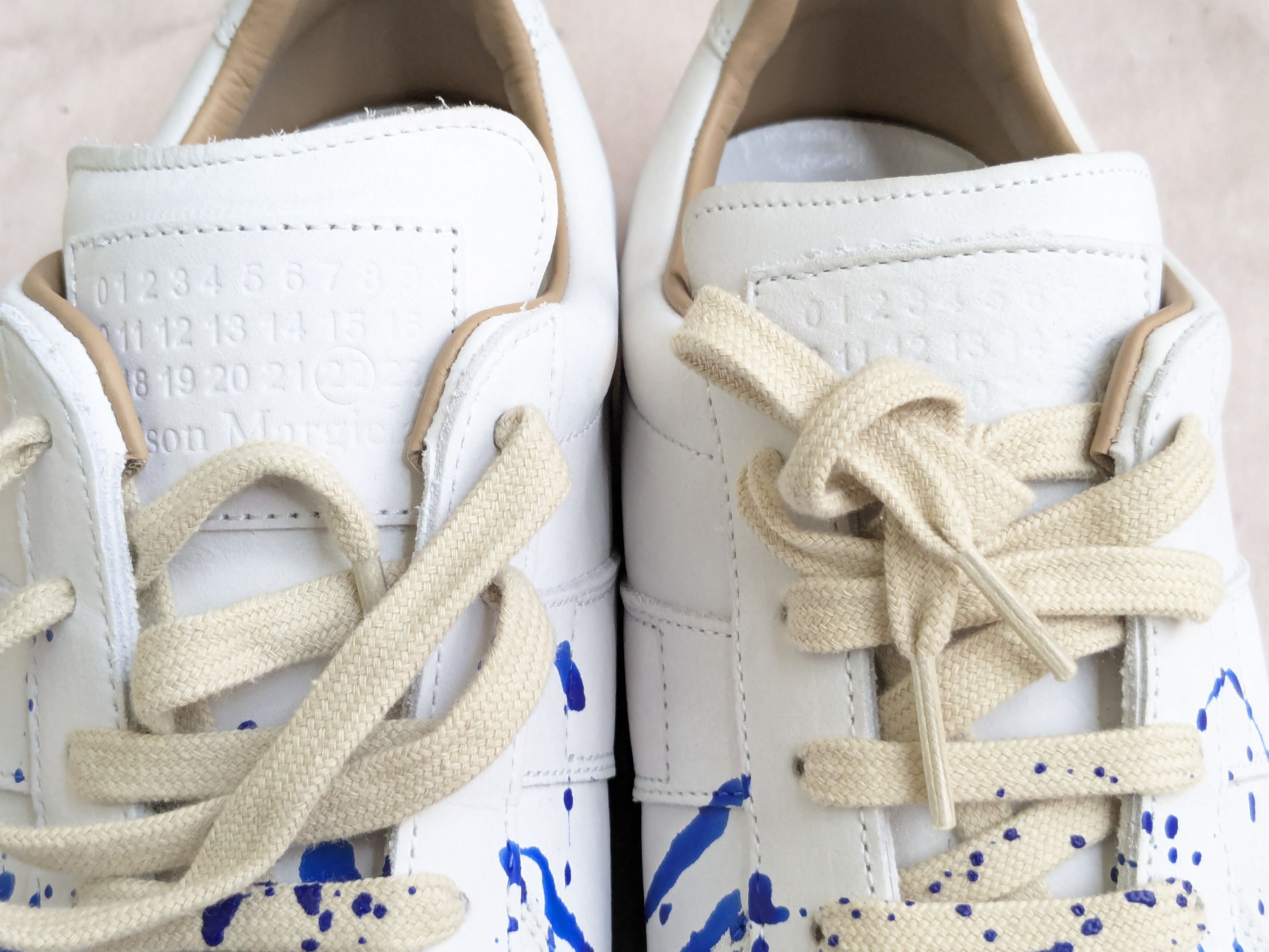 Maison Margiela GAT Replica Paint Splatter Blue 10 43
