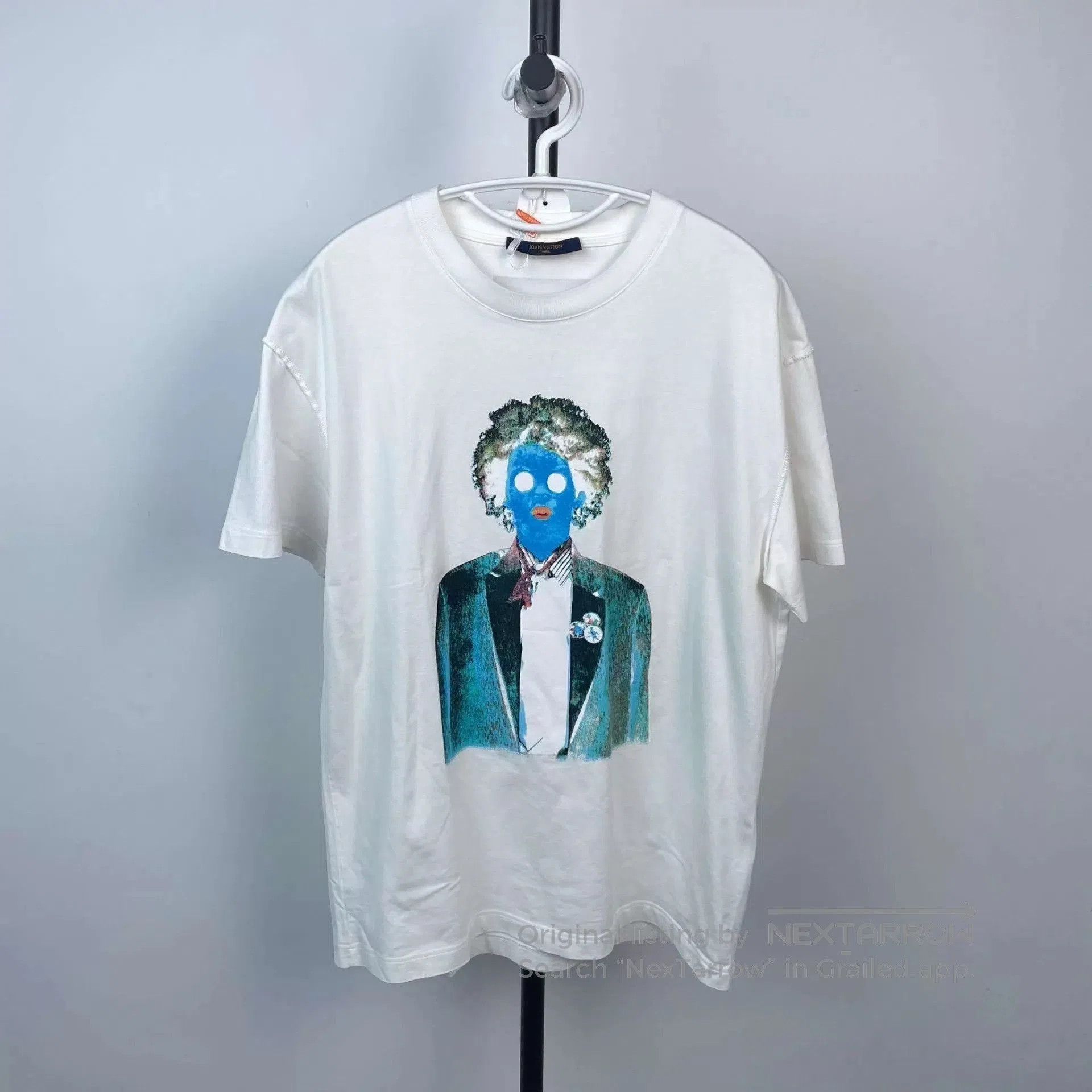 Louis Vuitton White Graphic Print Short Sleeve T. Size US M / EU 48-50 / 2 - 1 Thumbnail
