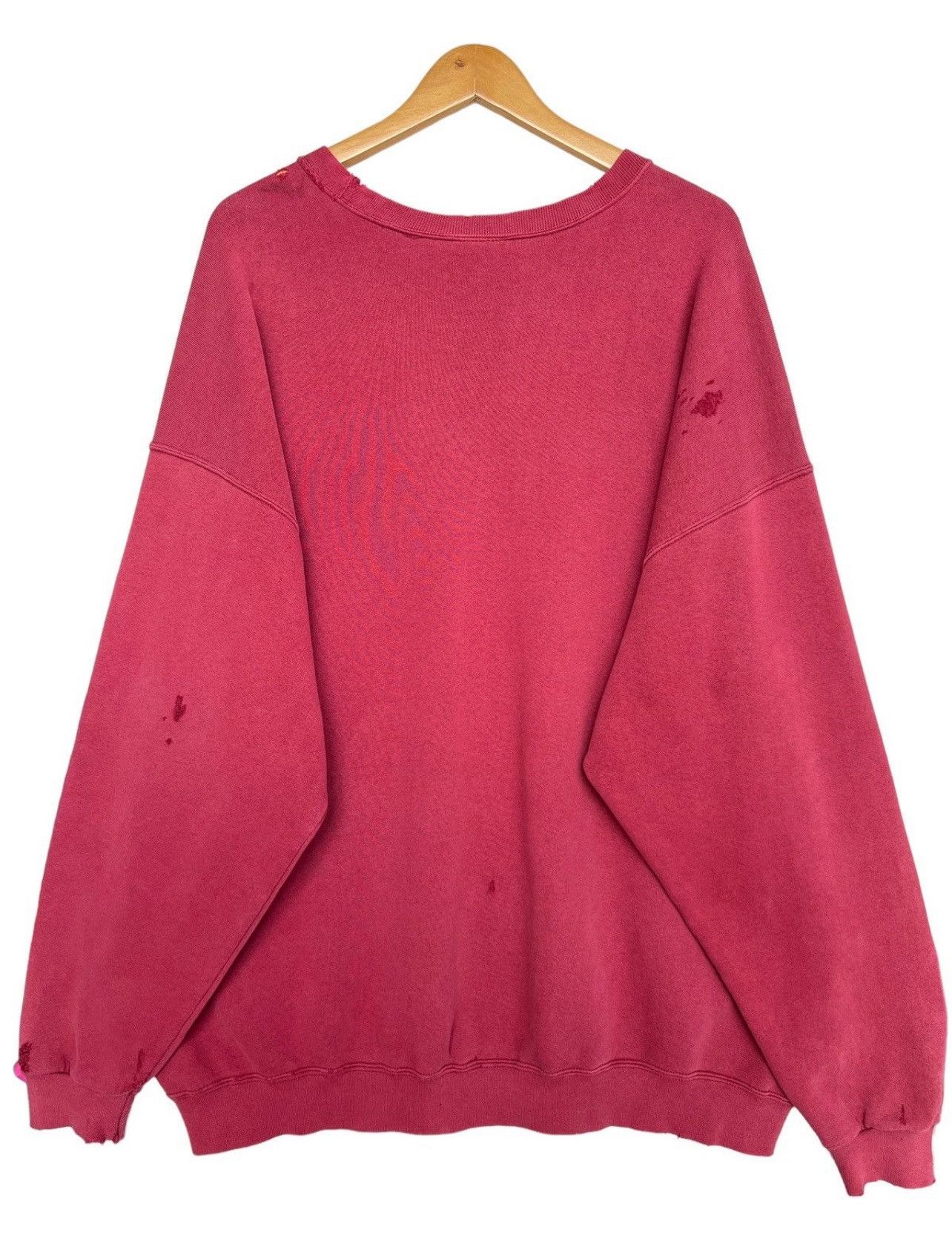 Nike Vintage 90s Nike Sweatshirt Nike Faded Distressed Thrashed Size US XXL / EU 58 / 5 - 2 Thumbnail
